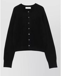 DUNST - Fine-Knit Wool Round-Neck Long-Sleeve Cardigan - Lyst