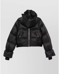 Rick Owens - Cropped Down Jacket High Collar Design - Lyst