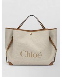 Chloé - Clover Large Tote Bag Dual Handles Chain - Lyst
