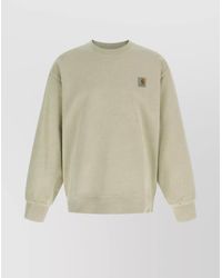 Carhartt - Cotton Oversized Logo-Patch Crewneck Sweatshirt - Lyst