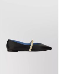 McQueen - Leather Ballerina Shoes - Lyst