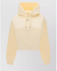 Jacquemus - Cotton Cropped Logo-Patch Hoodie - Lyst