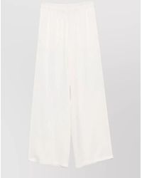 Fabiana Filippi - Satin Wide-Leg Trousers - Lyst