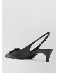 Sergio Rossi - Slingback Pumps Pointed Toe Kitten Heel - Lyst