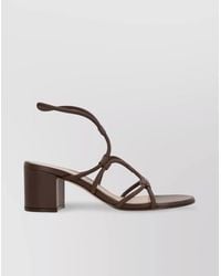 Gianvito Rossi - Leather Multi Way Strap Heeled Sandals - Lyst