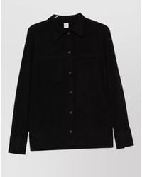 TOTEME - Cashmere Fine-Knit Shirt Jacket - Lyst