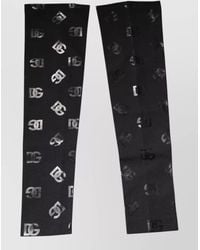 Dolce & Gabbana - Wool Cashmere Logo-Print Arm Warmers - Lyst