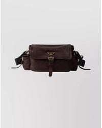 Prada - Explore Large Lamb Leather Shoulder Bag - Lyst