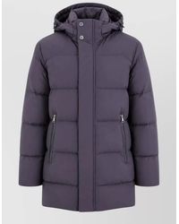 Paul & Shark - Quilted Hooded Down Jacket - Lyst