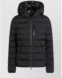Moncler - Hooded Puffer Jacket Quilted Pattern - Lyst