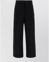 Philosophy - Cotton Wide-Leg Trousers - Lyst