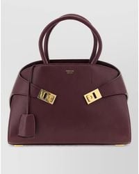 Ferragamo - The Hug Bag Medium Leather Shoulder Bag - Lyst