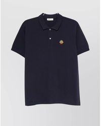 Bally - Short Sleeve Polo Shirt With Collar Design - Lyst