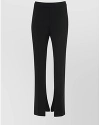 JW Anderson - Virgin Wool Front-Slit Straight-Leg Trousers - Lyst