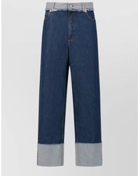 Marni - Cotton Bleached Wide-Leg Jeans - Lyst