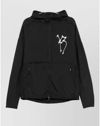 Y-3 - Hooded Nylon Running Jacket Graphic Print - Lyst