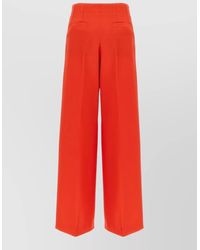 Brioni - Camilla Wide Leg Pants Belt Loops - Lyst