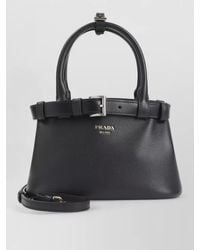 Prada - Mini Shoulder Bag Smooth Leather Strap - Lyst