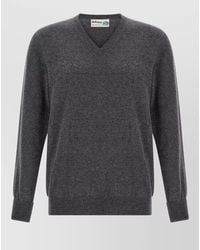 Ballantyne - V Neck Knit Sweater Long Sleeves - Lyst