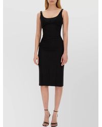 Versace Jeans Couture - Knee-Length Dress - Lyst