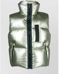 Givenchy - Metallic Down Sleeveless Jacket - Lyst