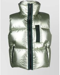 Givenchy - Metallic Down Sleeveless Jacket - Lyst
