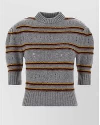 Marni - Cashmere Embroidered Sweatshirt - Lyst