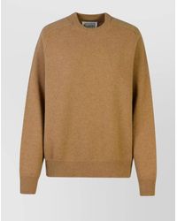 Maison Margiela - Wool Ribbed Crew Neck Sweater - Lyst