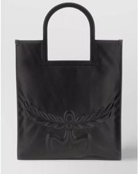 MCM - Aren Medium Lamb Leather Tote Bag - Lyst