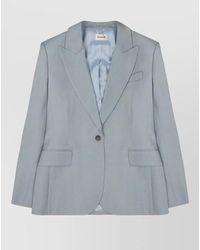 P.A.R.O.S.H. - Double Breasted Tailored Jacket Front Pockets - Lyst