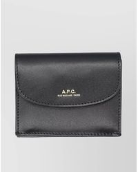 A.P.C. - Geneve Trifold Compact Wallet - Lyst