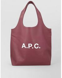A.P.C. - Ninon Tote Bag Double Handle Design - Lyst
