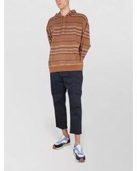 Universal Works - Hooded Knit Sweater Patterned Design - Lyst