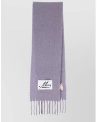 Marni - Long Scarf Featuring Delicate Fringed Edges - Lyst