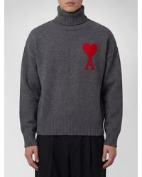 Ami Paris - Ami De Coeur Turtleneck Sweater - Lyst
