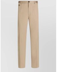 Dolce & Gabbana - Tailored Pants Button Detail Belt Loops - Lyst