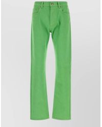 Versace - Denim Jeans Straight Cut Five Pocket Design - Lyst