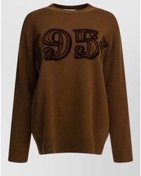 Max Mara - Crew Neck Knitwear Long Sleeve Top - Lyst