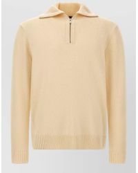 Zanone - Cashmere Half Zip Sweater - Lyst