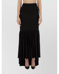 Nina Ricci - High-Waisted Ruffled Hem Floor-Length Skirt - Lyst