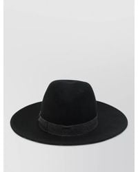 Borsalino - Wool Felt Wide-Brim Hat - Lyst