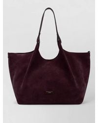 Gianni Chiarini - Dua Tote Bag Suede Finish Dual Handles - Lyst