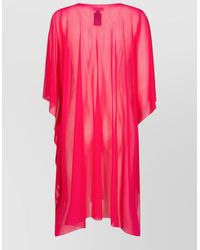 Fisico - Cold Shoulder Mesh Kaftan Dress - Lyst