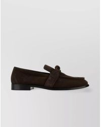 Bottega Veneta - Astaire Loafers With Knot Detail And Suede Finish - Lyst