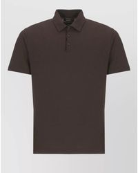 Zanone - Menswear Polo Shirt Short Sleeves Collar - Lyst