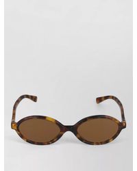 Miu Miu - Sunglasses Model 0Mu 04Zs Oval Frame - Lyst