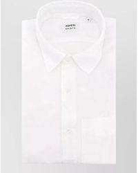 Aspesi - Cotton Shirt Regular Fit Long Sleeves - Lyst