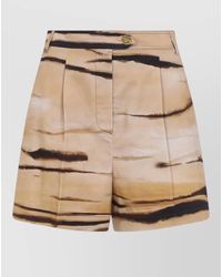 Elisabetta Franchi - Tiger Bermuda - Lyst
