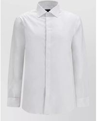 Giorgio Armani - Cotton Dress Shirt - Lyst
