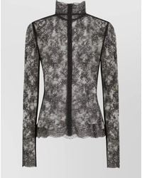 Dolce & Gabbana - Dolce & Gabbana Chantilly Lace Top - Lyst